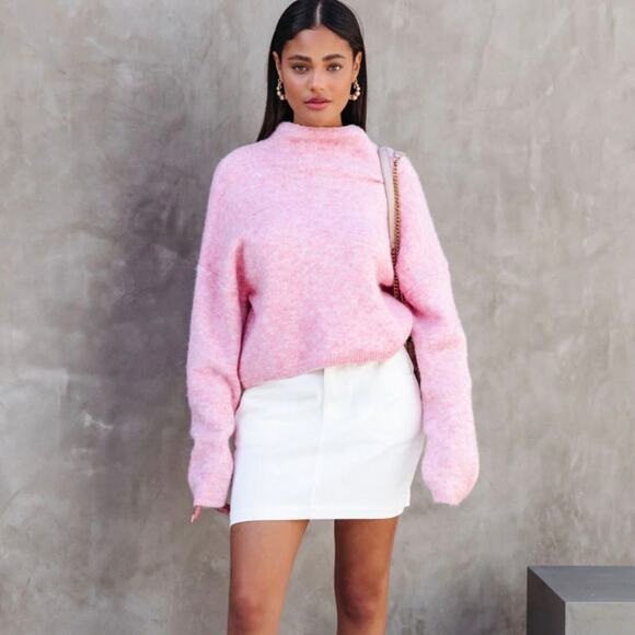 VICI Down Memory Lane Denim Mini Skirt White Small S - Picture 6 of 6